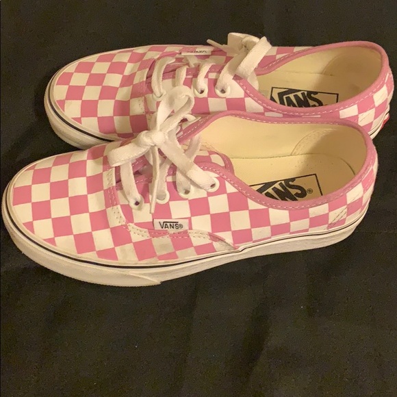 Pink checkered Vans - Picture 8 of 10